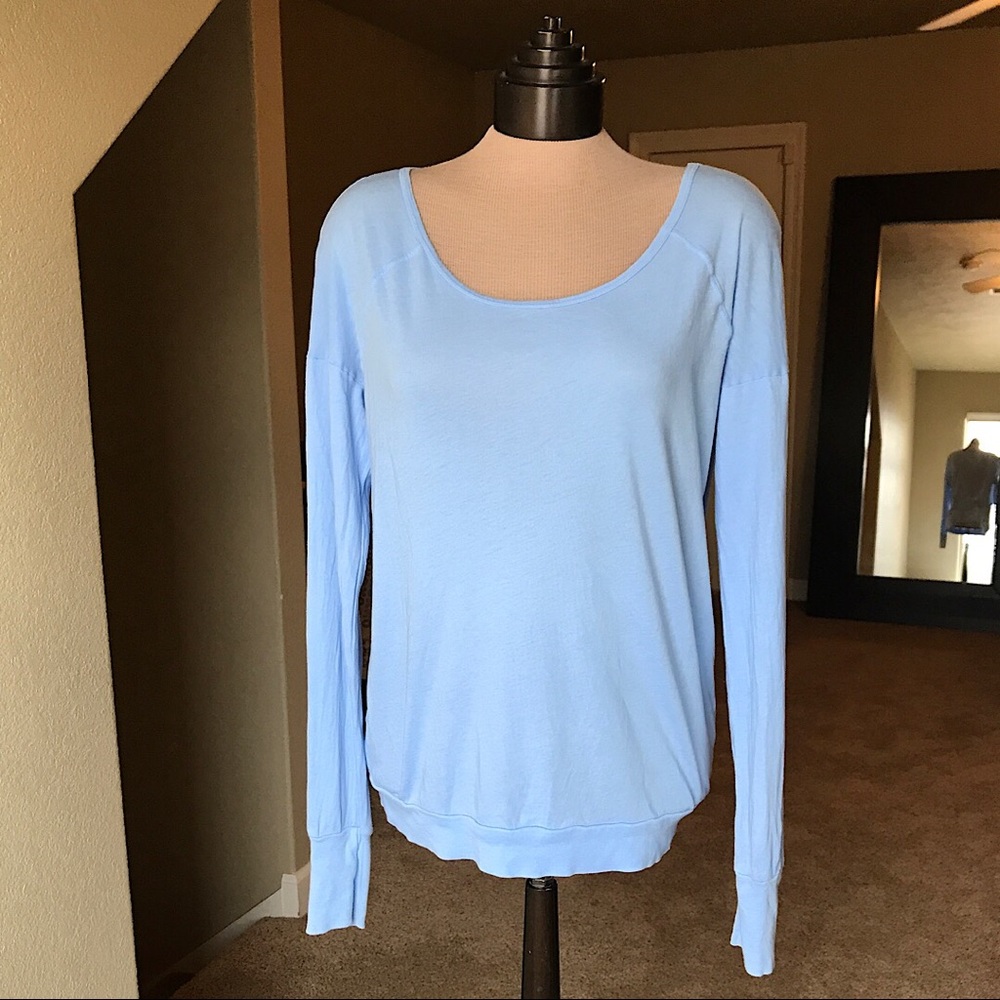 C&C California Lt Blue LS T-shirt Size M